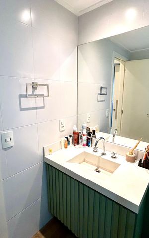 Apartamento à venda com 86m², 2 quartos e 1 vaga Apartamento à venda com 86m², 2 quartos e 1 vagaBanheiro 1