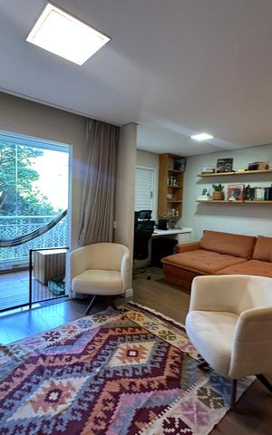 Apartamento à venda com 79m², 2 quartos e 2 vagas Apartamento à venda com 79m², 2 quartos e 2 vagasSala