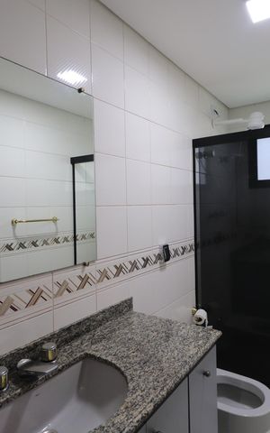 Apartamento para alugar com 280m², 3 quartos e 3 vagasBanheiro da Suíte 2