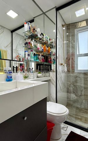 Apartamento à venda com 106m², 3 quartos e 2 vagas Apartamento à venda com 106m², 3 quartos e 2 vagasBanheiro Suíte 3