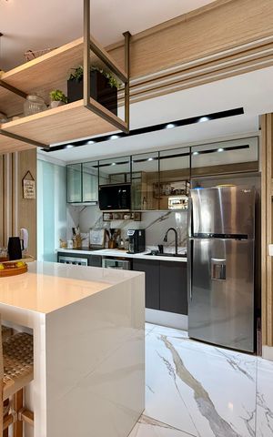 Apartamento à venda com 106m², 3 quartos e 2 vagas Apartamento à venda com 106m², 3 quartos e 2 vagasCozinha