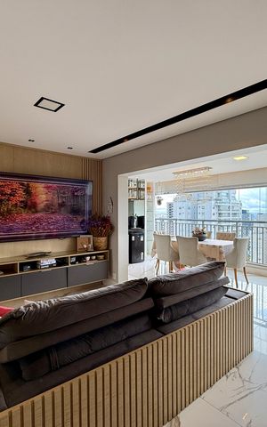 Apartamento à venda com 106m², 3 quartos e 2 vagas Apartamento à venda com 106m², 3 quartos e 2 vagasSala