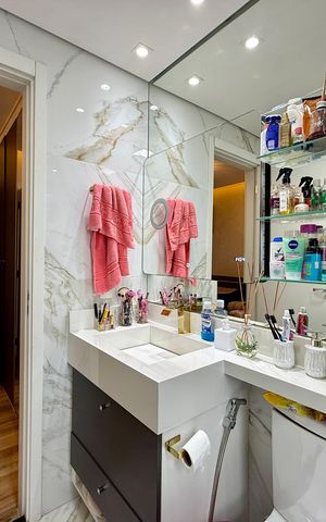 Apartamento à venda com 106m², 3 quartos e 2 vagas Apartamento à venda com 106m², 3 quartos e 2 vagasBanheiro Suíte 3