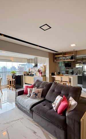 Apartamento à venda com 106m², 3 quartos e 2 vagas Apartamento à venda com 106m², 3 quartos e 2 vagasSala