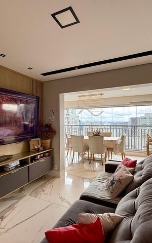 Apartamento à venda com 106m², 3 quartos e 2 vagas Apartamento à venda com 106m², 3 quartos e 2 vagasSala