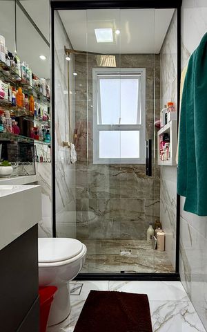 Apartamento à venda com 106m², 3 quartos e 2 vagas Apartamento à venda com 106m², 3 quartos e 2 vagasBanheiro Suíte 3