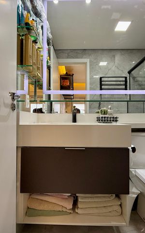 Apartamento à venda com 106m², 3 quartos e 2 vagas Apartamento à venda com 106m², 3 quartos e 2 vagasBanheiro Suíte 2