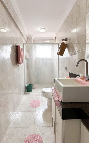 Apartamento para alugar com 100m², 3 quartos e 1 vaga Apartamento para alugar com 100m², 3 quartos e 1 vagaBanheiro Social