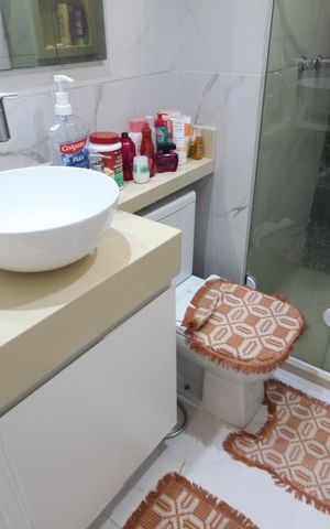 Apartamento à venda com 60m², 2 quartos e 1 vagaBanheiro 