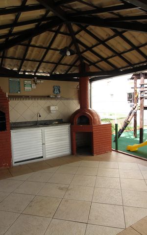 Apartamento à venda com 60m², 2 quartos e 1 vagaChurrasqueira