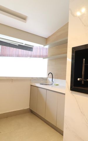Casa de condomínio para alugar com 250m², 4 quartos e 4 vagasChurrasqueira