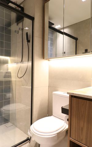 Studio para alugar com 27m², 1 quarto e sem vagaBanheiro