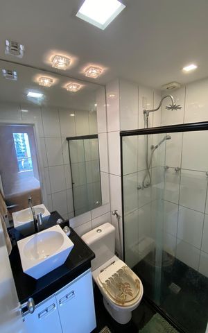 Apartamento para alugar com 66m², 3 quartos e 1 vaga Apartamento para alugar com 66m², 3 quartos e 1 vagaBanheiro