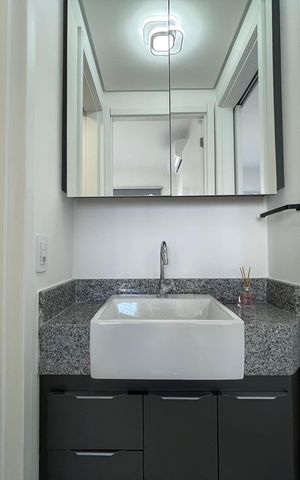 Apartamento para alugar com 33m², 1 quarto e 1 vaga Apartamento para alugar com 33m², 1 quarto e 1 vagaBanheiro
