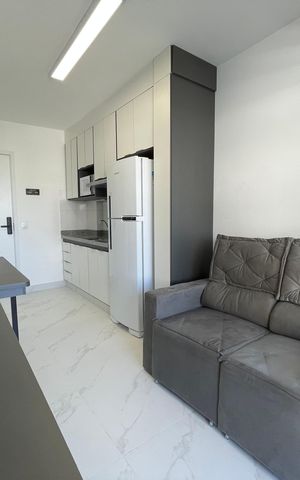 Apartamento para alugar com 33m², 1 quarto e 1 vaga Apartamento para alugar com 33m², 1 quarto e 1 vagaSala