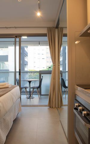Apartamento para alugar com 24m², 1 quarto e sem vaga