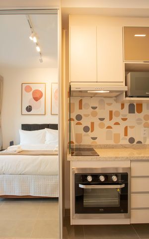 Apartamento para alugar com 24m², 1 quarto e sem vaga