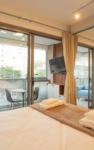 Apartamento para alugar com 24m², 1 quarto e sem vaga