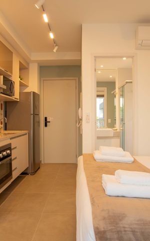Apartamento para alugar com 24m², 1 quarto e sem vaga