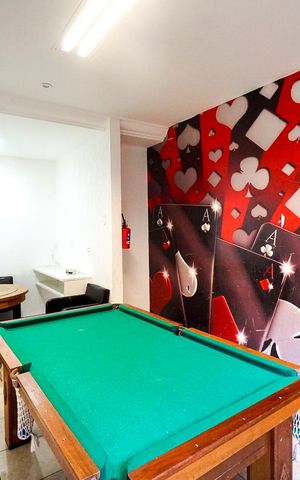 Apartamento à venda com 64m², 3 quartos e 1 vaga Apartamento à venda com 64m², 3 quartos e 1 vagaSalão de jogos