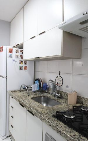 Apartamento à venda com 49m², 2 quartos e 1 vagaCozinha e Área de Serviço
