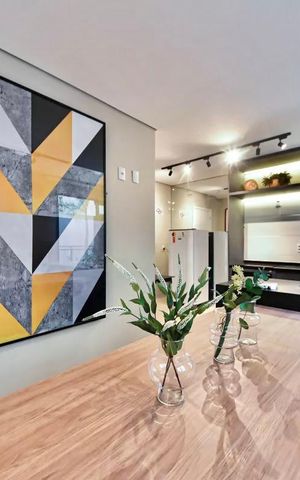 Apartamento para alugar com 27m², 1 quarto e sem vaga Apartamento para alugar com 27m², 1 quarto e sem vagaÁrea comum - Salão de festas