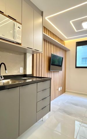 Apartamento para alugar com 27m², 1 quarto e sem vaga Apartamento para alugar com 27m², 1 quarto e sem vagaCozinha