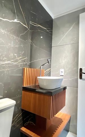 Apartamento para alugar com 27m², 1 quarto e sem vaga Apartamento para alugar com 27m², 1 quarto e sem vagaBanheiro da Suíte