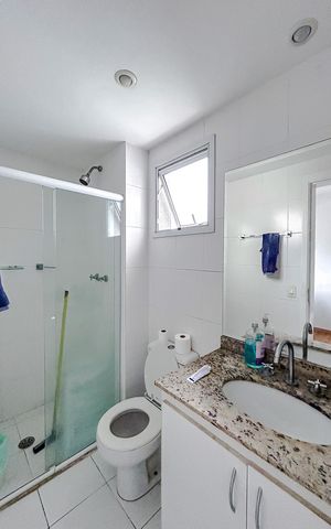 Apartamento à venda com 127m², 4 quartos e 2 vagasBanheiro da Suíte 3