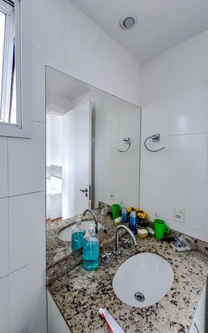 Apartamento à venda com 127m², 4 quartos e 2 vagasBanheiro da Suíte 3