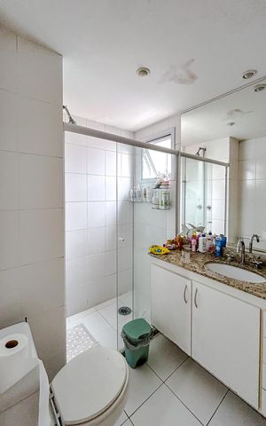 Apartamento à venda com 127m², 4 quartos e 2 vagasBanheiro da Suíte 2