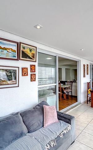 Apartamento à venda com 127m², 4 quartos e 2 vagasVaranda da Sala