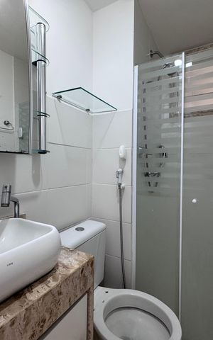 Apartamento à venda com 53m², 3 quartos e 1 vaga Apartamento à venda com 53m², 3 quartos e 1 vagaBanheiro Social