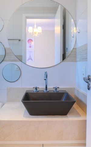 Apartamento à venda com 124m², 3 quartos e 2 vagas Apartamento à venda com 124m², 3 quartos e 2 vagasBanheiro Quarto 1 - Suite