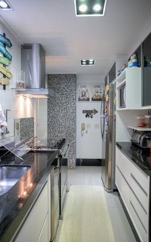 Apartamento à venda com 124m², 3 quartos e 2 vagas Apartamento à venda com 124m², 3 quartos e 2 vagasCozinha