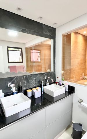 Apartamento à venda com 90m², 3 quartos e 1 vaga Apartamento à venda com 90m², 3 quartos e 1 vagaBanheiro da Suíte