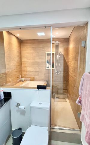Apartamento à venda com 90m², 3 quartos e 1 vaga Apartamento à venda com 90m², 3 quartos e 1 vagaBanheiro da Suíte