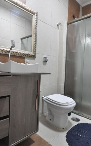 Casa de condomínio à venda com 314m², 4 quartos e 3 vagasBanheiro da Suíte Master