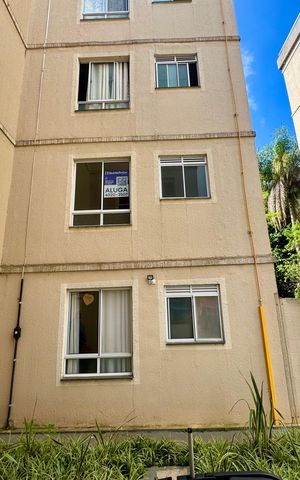 Apartamento para alugar com 38m², 2 quartos e 1 vaga Apartamento para alugar com 38m², 2 quartos e 1 vagaPlaca instalada na fachada do imóvel