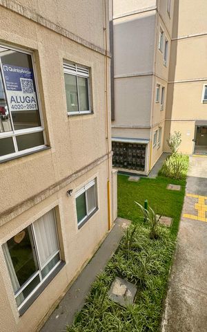 Apartamento para alugar com 38m², 2 quartos e 1 vaga Apartamento para alugar com 38m², 2 quartos e 1 vagaPlaca instalada na fachada do imóvel