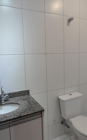 Apartamento para alugar com 67m², 2 quartos e 2 vagas Apartamento para alugar com 67m², 2 quartos e 2 vagasBanheiro da Suíte