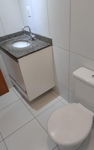 Apartamento para alugar com 67m², 2 quartos e 2 vagas Apartamento para alugar com 67m², 2 quartos e 2 vagasBanheiro da Suíte