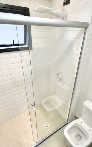 Apartamento para alugar com 63m², 1 quarto e 1 vaga Apartamento para alugar com 63m², 1 quarto e 1 vagaBanheiro