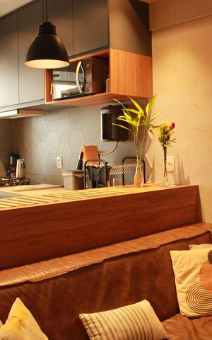 Apartamento à venda com 50m², 2 quartos e 2 vagasSala