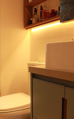 Apartamento à venda com 50m², 2 quartos e 2 vagasBanheiro da Suíte