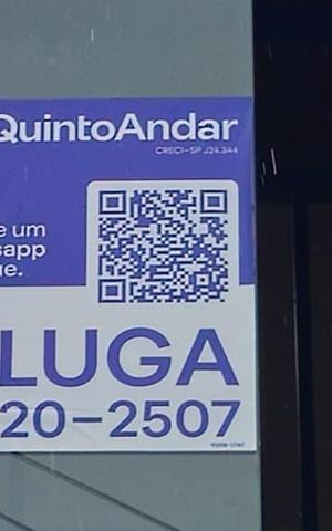 Apartamento para alugar com 20m², 1 quarto e sem vaga Apartamento para alugar com 20m², 1 quarto e sem vagaPlaca instalada no vidro da sala do imóvel - Código da placa: YIXW-1747