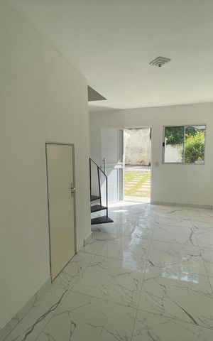 Casa de condomínio para alugar com 61m², 2 quartos e 2 vagasSala