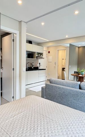 Studio à venda com 35m², 1 quarto e sem vagaStudio