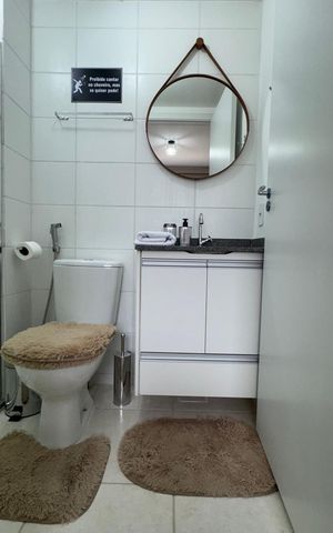 Apartamento para alugar com 50m², 2 quartos e 1 vaga Apartamento para alugar com 50m², 2 quartos e 1 vagaBanheiro