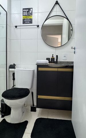 Apartamento para alugar com 50m², 2 quartos e 1 vaga Apartamento para alugar com 50m², 2 quartos e 1 vagaBanheiro
